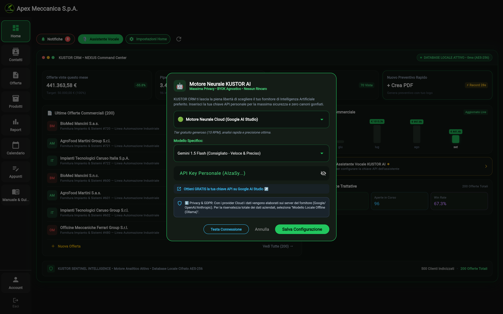 Motore Neurale KUSTOR AI e Assistente Vocale
